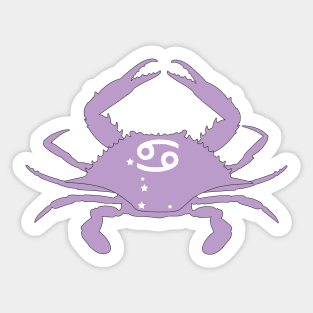 Cancer (Light Purple) Sticker